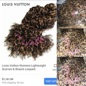 Louis Vuitton Womens Lightweight Scarves & Shawls